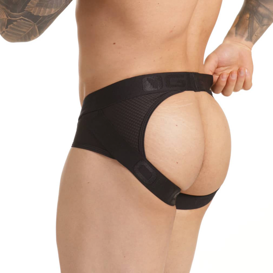 COMBAT GRAY BRIEF JOCKSTRAP