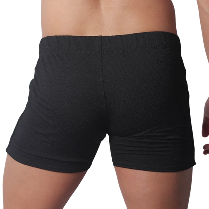 Cookie Black Short back view by Gigo Underwear