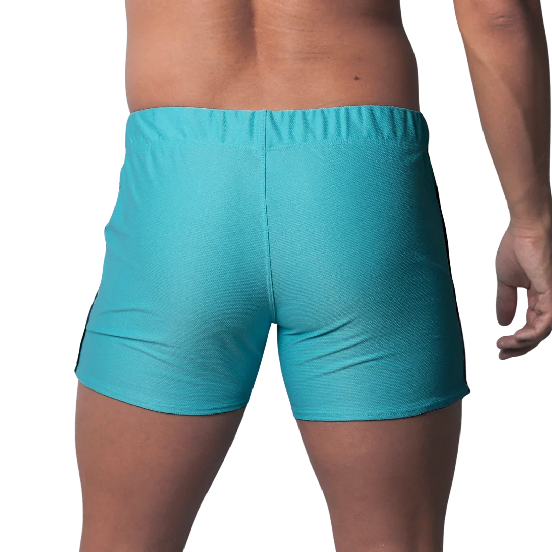 Cookie Blue Short back view by Gigo Underwear