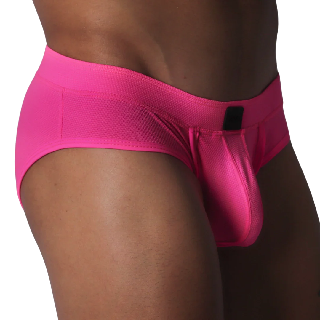 Cookie Fuchsia Brief front view by Gigo Underwear