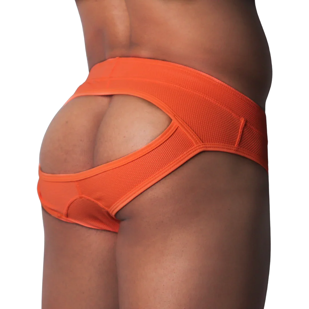 Cookie Orange Brief Jock front view by Gigo Underwear
