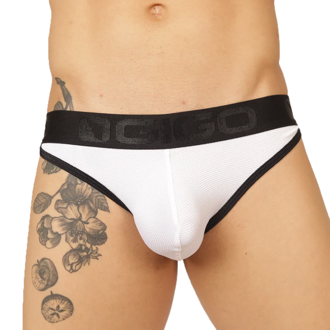 Cool White Brief by Gigo Underwear