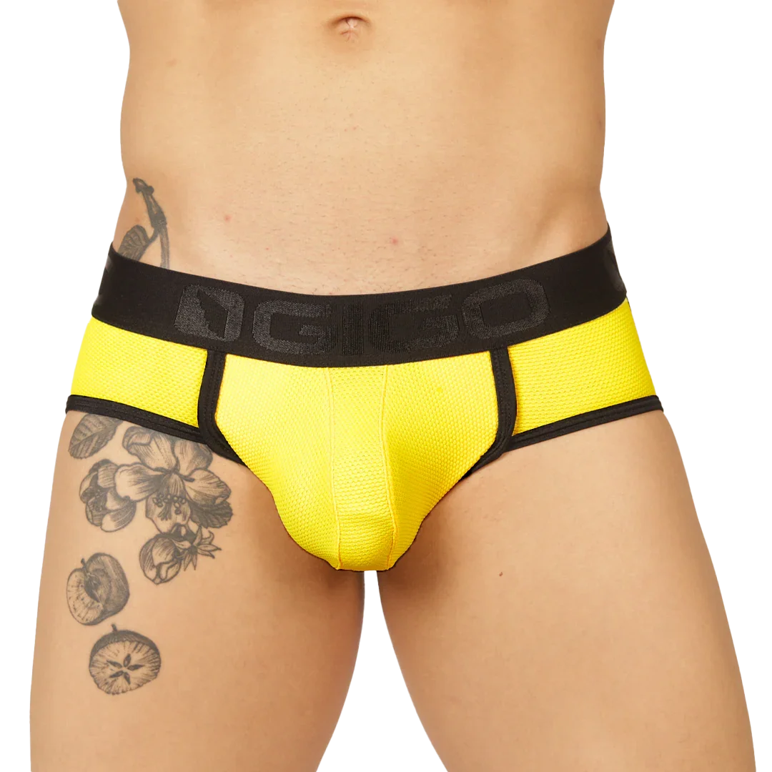 Cool Yellow Jock Thong by Gigo Underwear