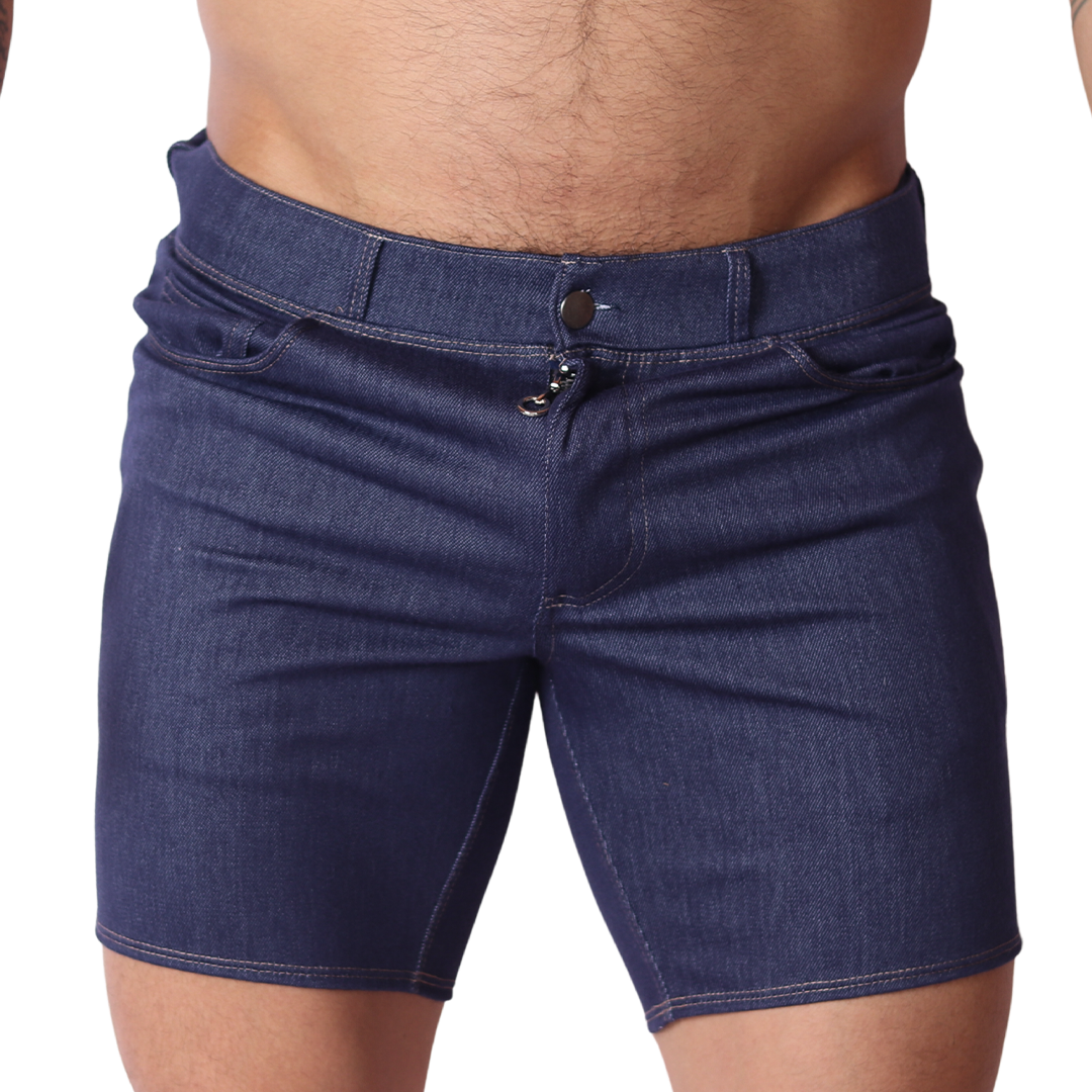 Denim Blue Shorts by Gigo Underwear