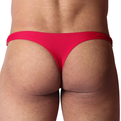 Dinamic Red Swim G String back view by Gigo Underwear