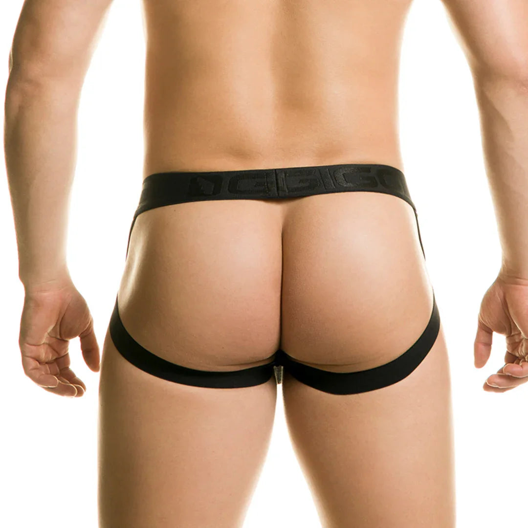 Diversity Black Brief Jockstrap on model by Gigo Underwear