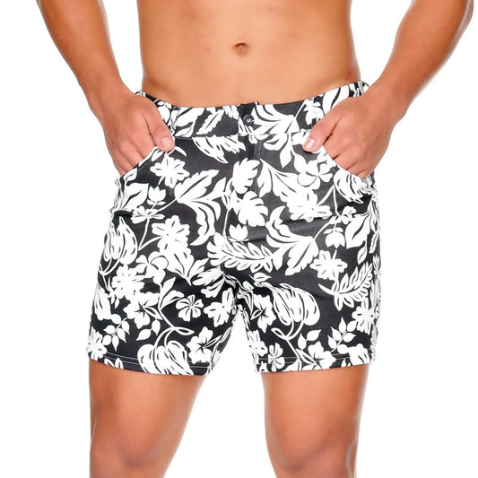 Dynasty Black Short front view by Gigo Underwear