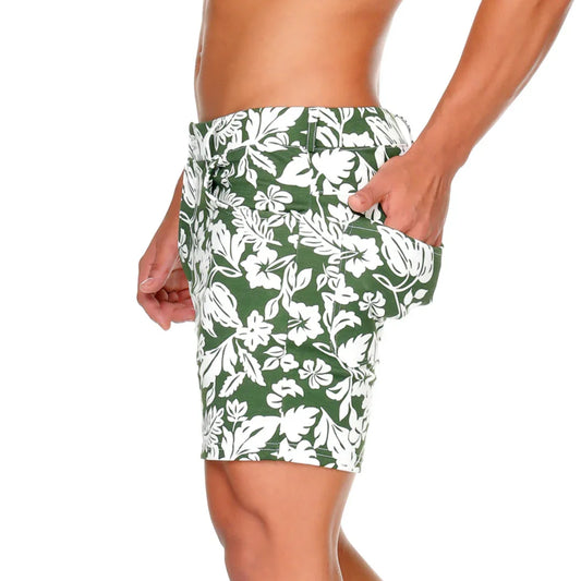 Dynasty Green Short front view by Gigo Underwear