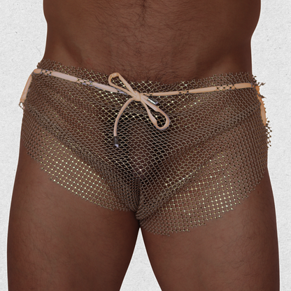 Diamond Beige Hot Shorts by Gigo Underwear