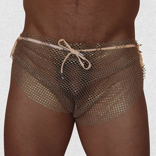 Diamond Beige Hot Shorts by Gigo Underwear