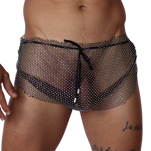 Diamond Black Hot Shorts by Gigo Underwear