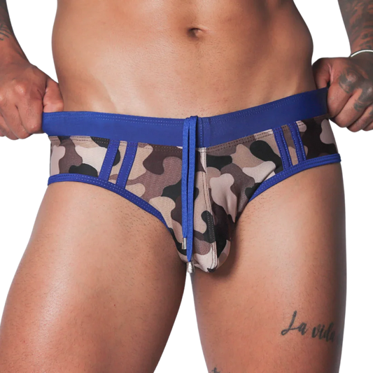 Trend Blue Swim Brief by Gigo Underwear