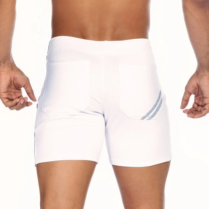 Energy White Short back view by Gigo Underwear