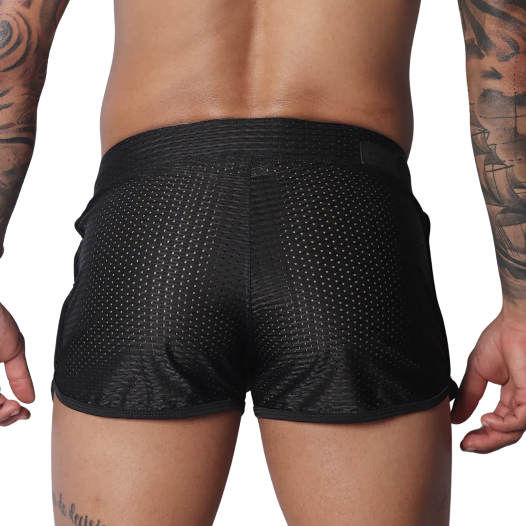 Exit Black Short back view by Gigo Underwear