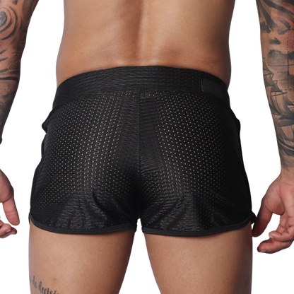 Exit Black Short back view by Gigo Underwear