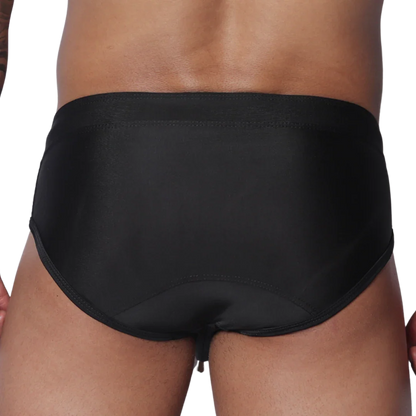 Exit Black Swim Brief back view by Gigo Underwear