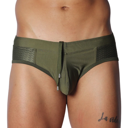 Exit Green Swim Brief by Gigo Underwear