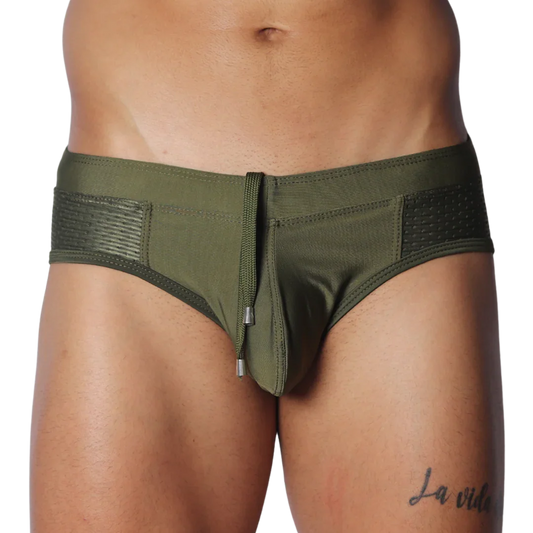 Exit Green Swim Brief by Gigo Underwear