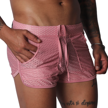 Exit Pink Short front view by Gigo Underwear