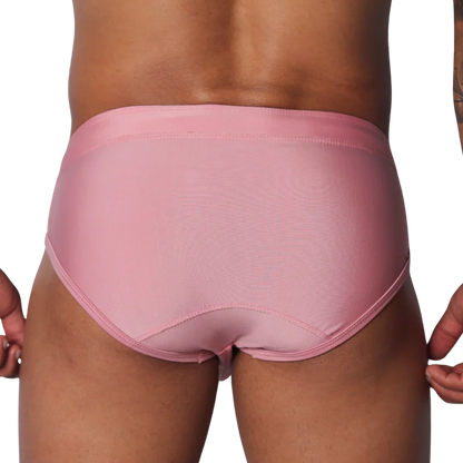 Exit Pink Swim Brief back view by Gigo Underwear
