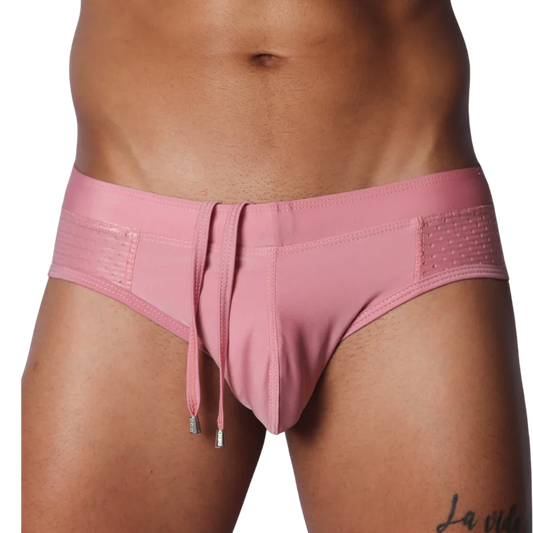 Exit Pink Swim Brief by Gigo Underwear
