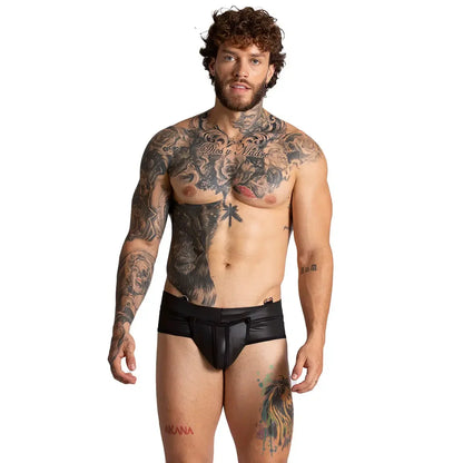 F Fetish Black Brief on model by Gigo Underwear