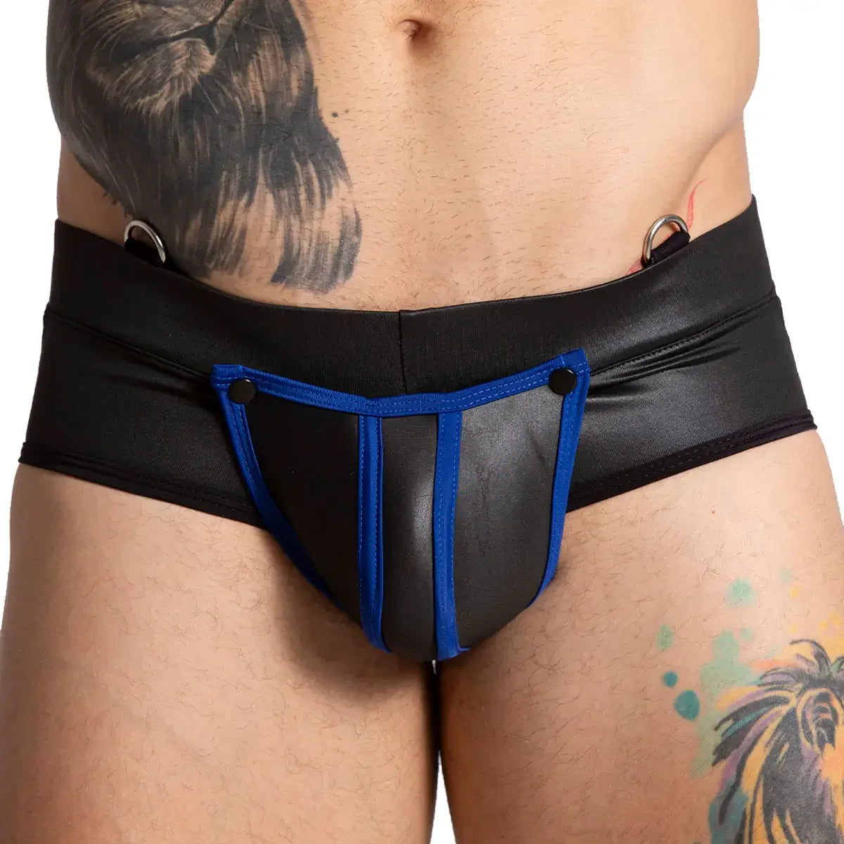 F Fetish Blue Brief back view by Gigo Underwear