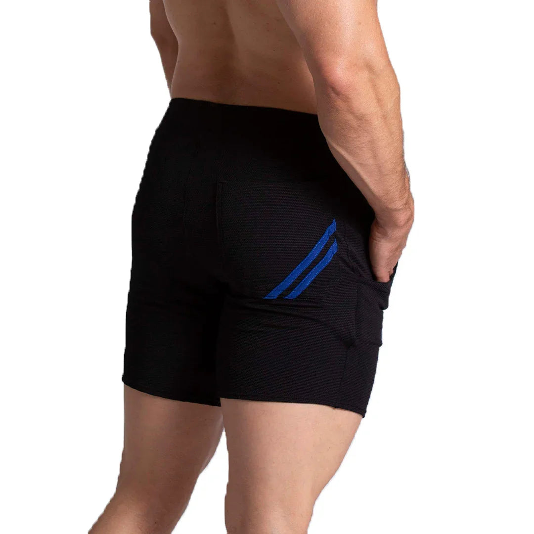 F Fetish Blue Short back view by Gigo Underwear
