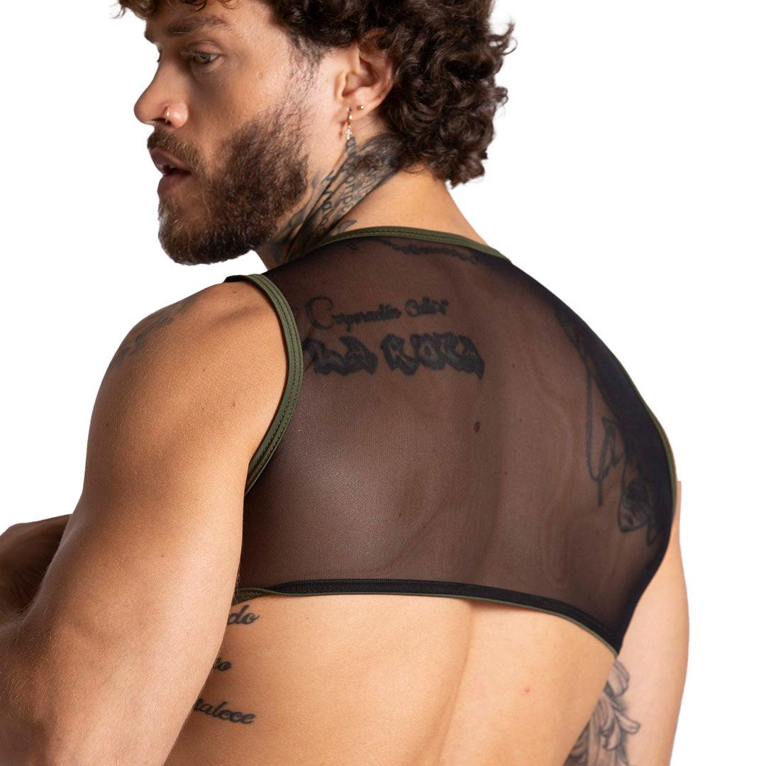 F FETISH GREEN HARNESS - Gigo Underwear & MensWear