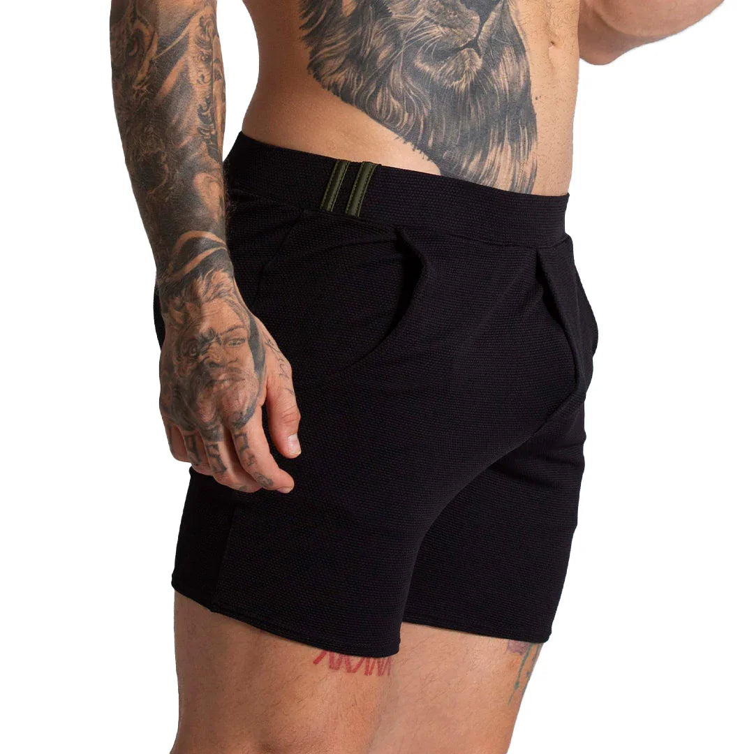 F Fetish Green Short front view by Gigo Underwear
