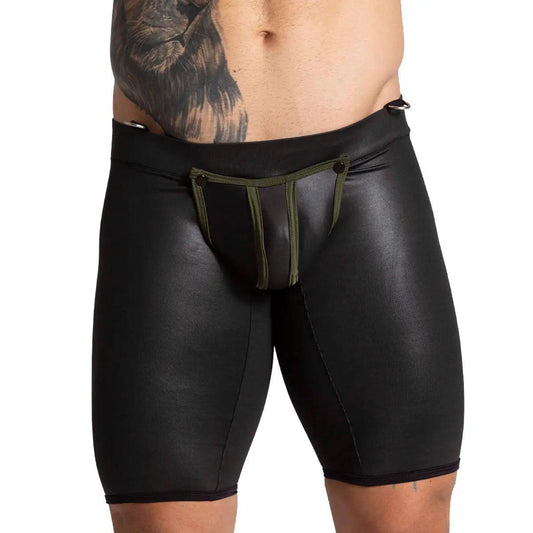 F FETISH GREEN TRUNK LONG - Gigo Underwear & MensWear