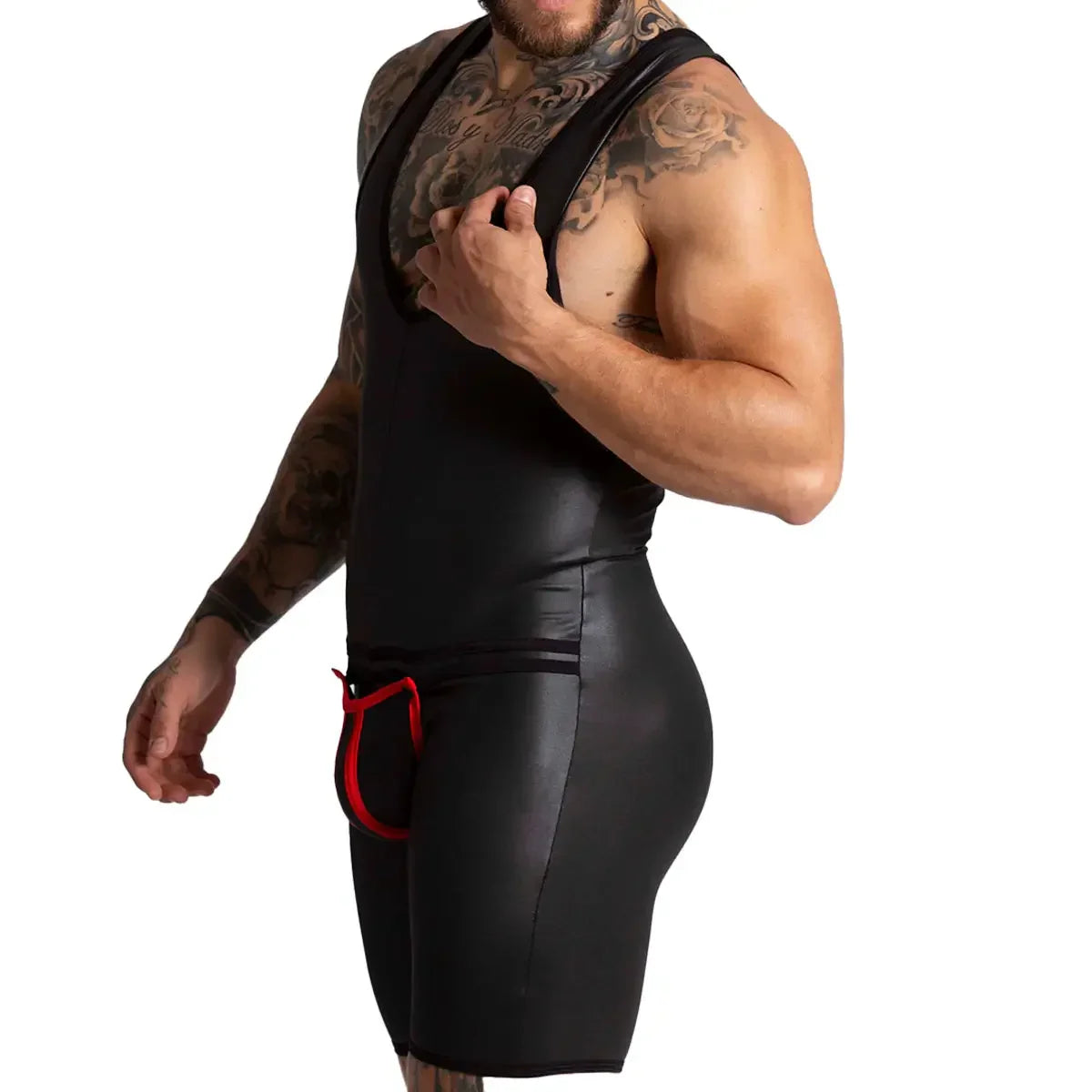 F Fetish Red Body back view by Gigo Underwear