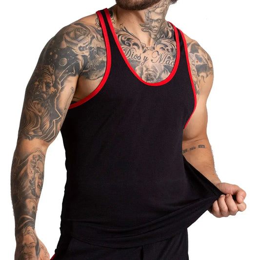 F Fetish Red Tank by Gigo Underwear