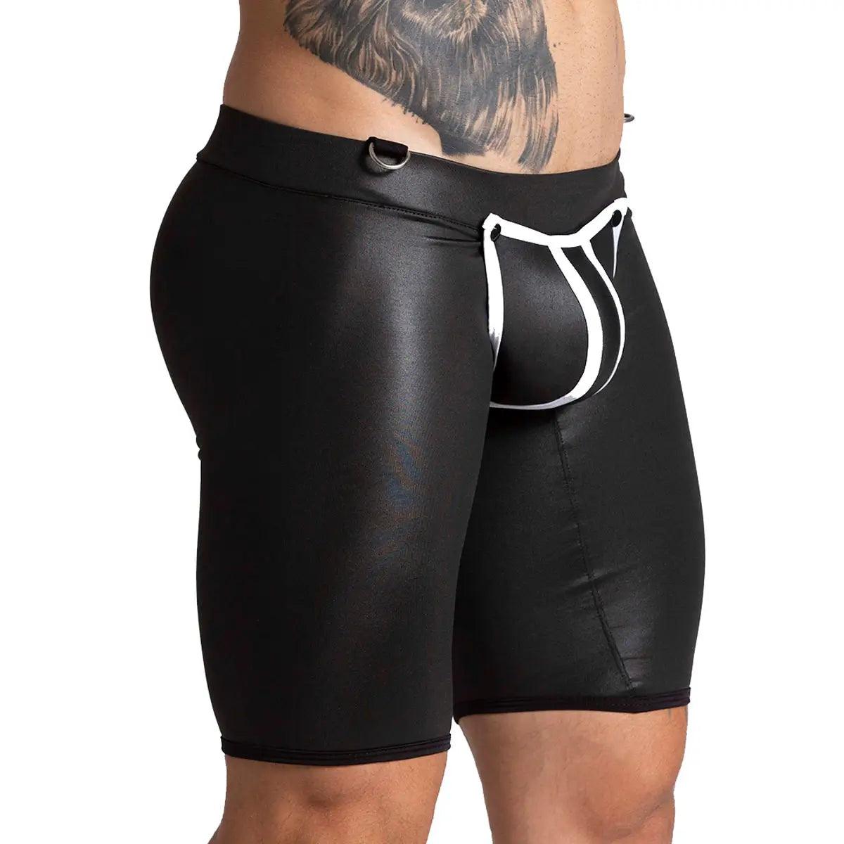 F FETISH WHITE TRUNK LONG - Gigo Underwear & MensWear