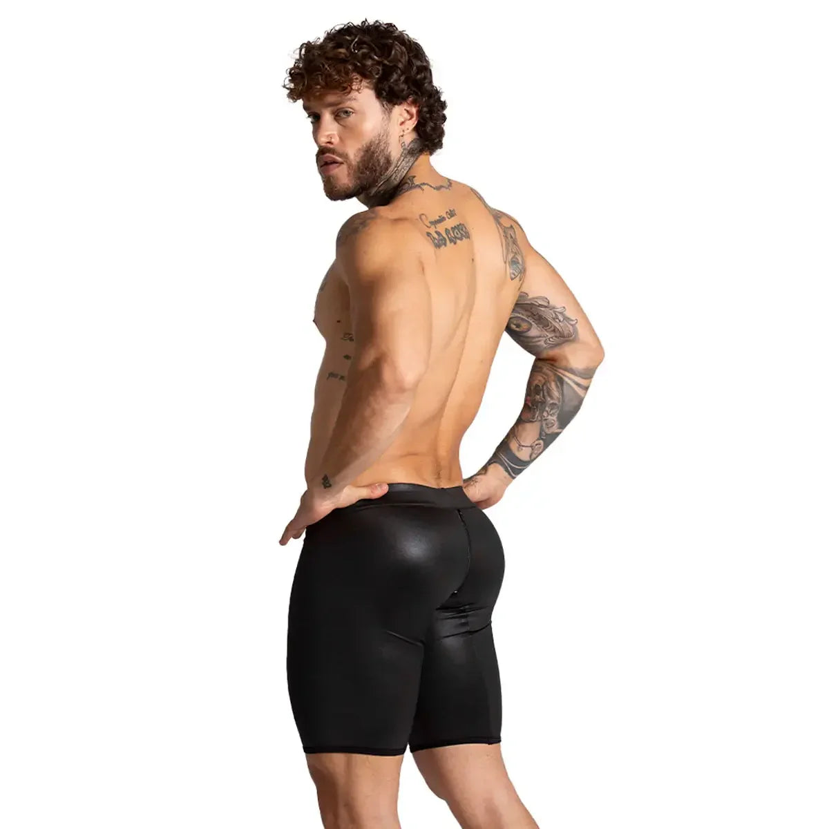 F Fetish White Trunk Long on model by Gigo Underwear