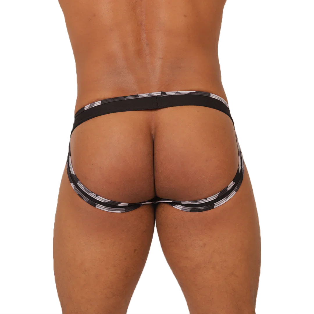 Feeling Black Jockstrap back view by Gigo Underwear