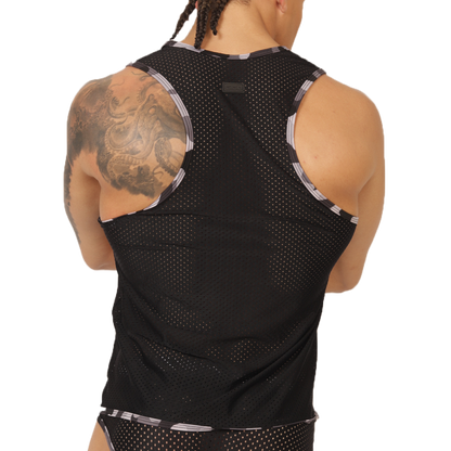 FEELING BLACK TANK - Gigo Underwear & MensWear