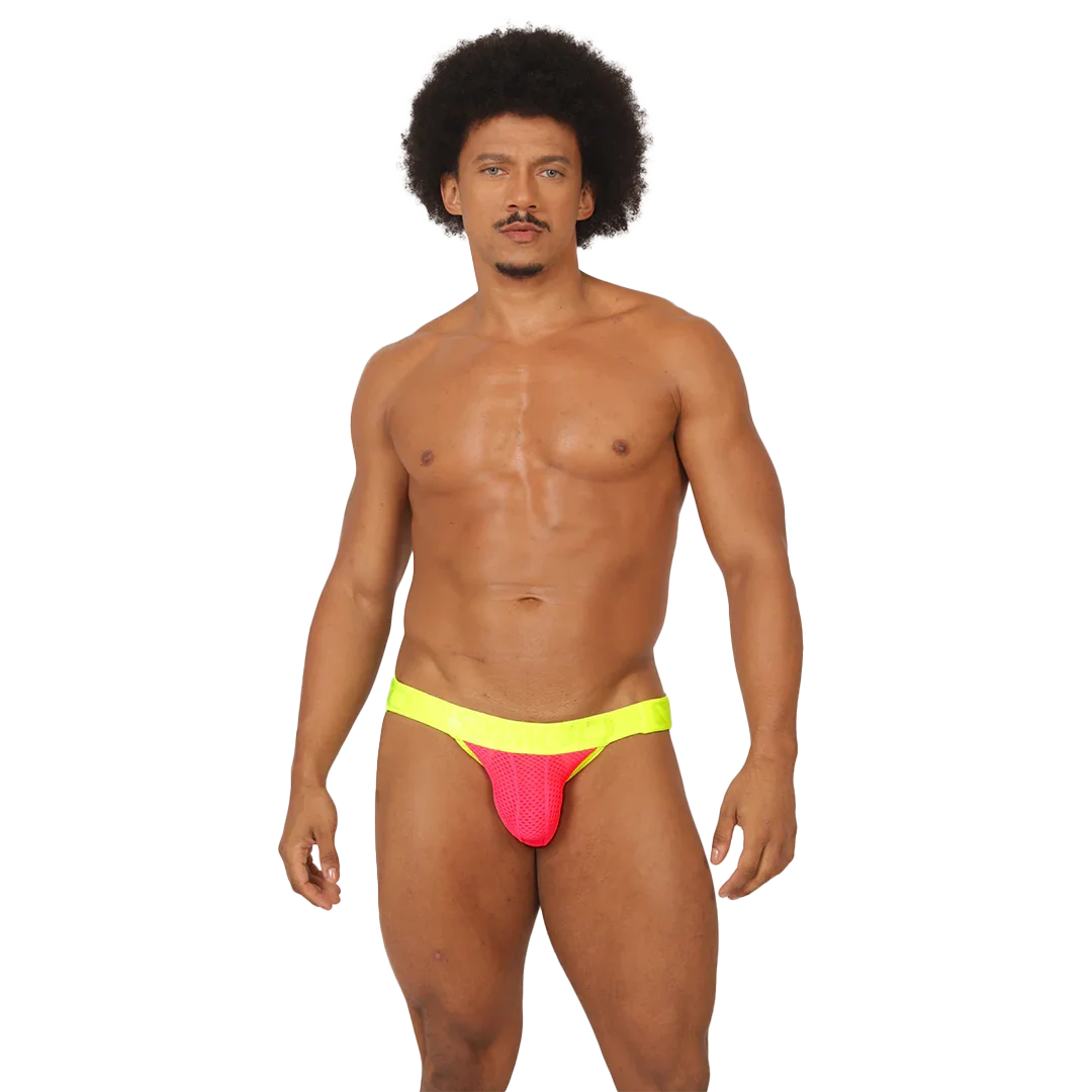 Feeling Candy Jockstrap by Gigo Underwear for supportive and bold men’s gym underwear