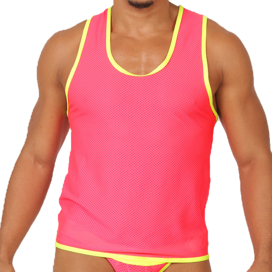 FEELING CANDY TANK - Sexy Men's Jockstrap with Contrast Waistband