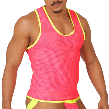 Feeling Candy Tank front view by Gigo Underwear
