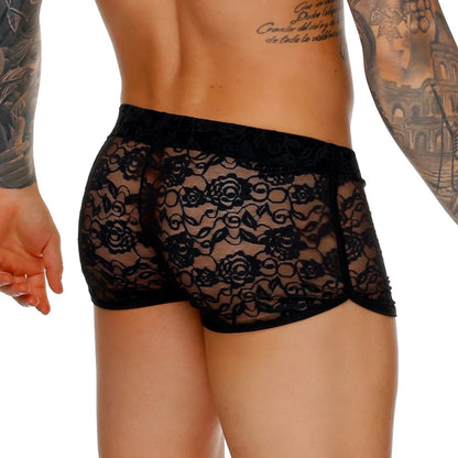 Female Black Hotshort back view by Gigo Underwear