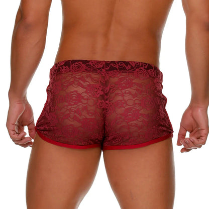 Female Wine Hotshort back view by Gigo Underwear