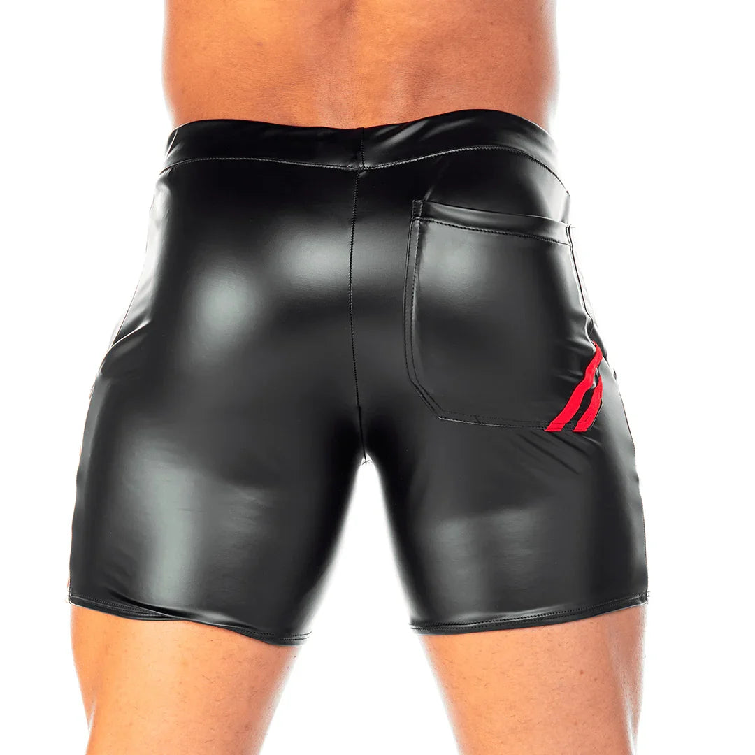 2 Fetiche Red Short back view by Gigo Underwear