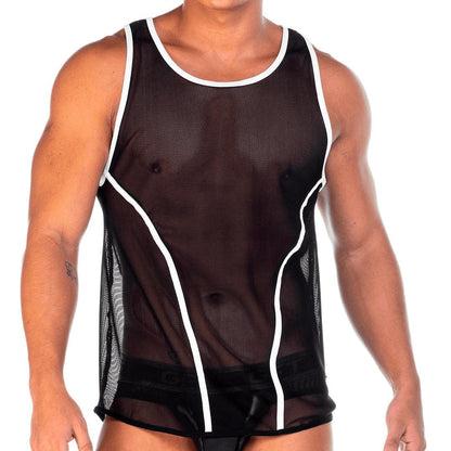2 FETICHE WHITE TANK - Gigo Underwear & MensWear