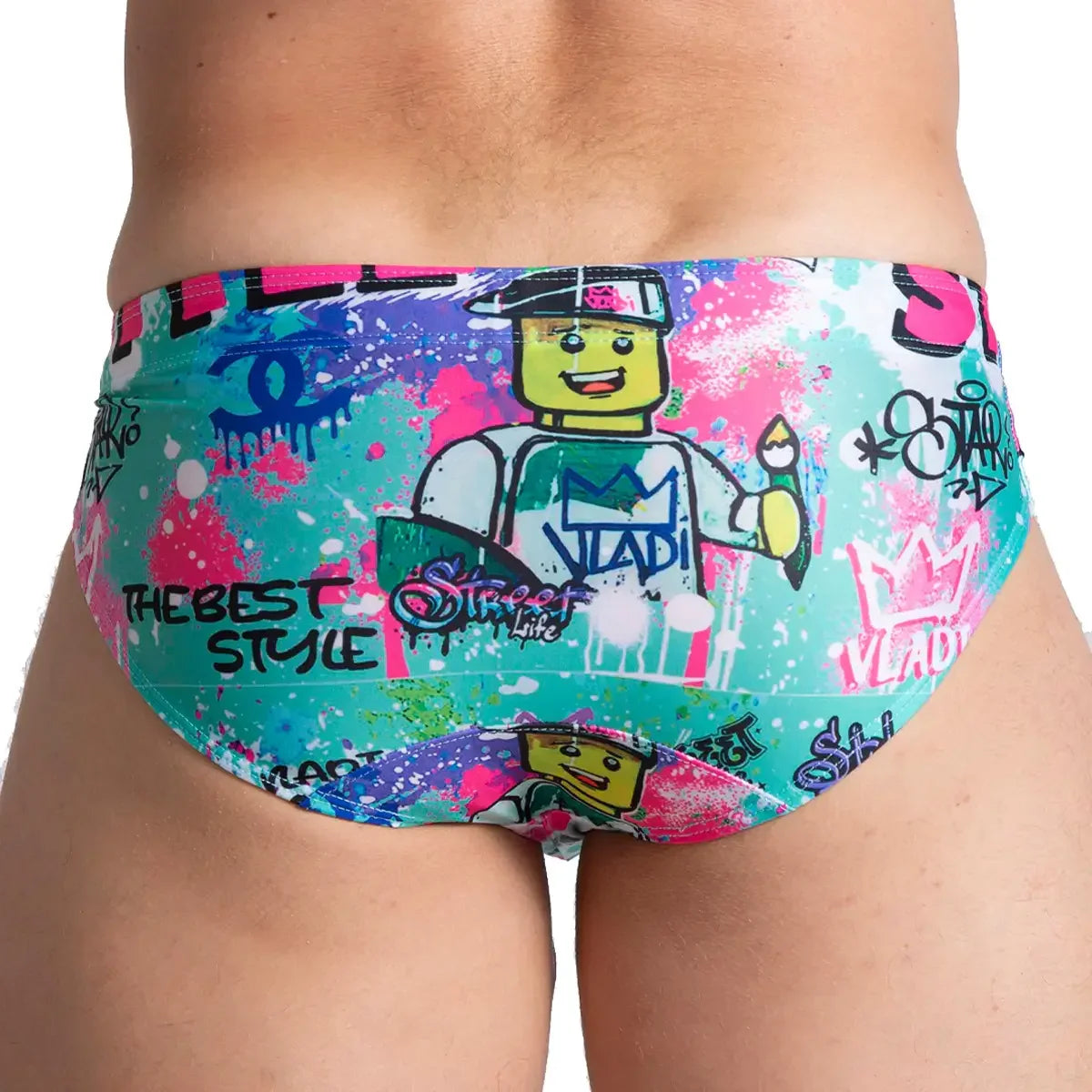Figure Swim Brief front view by Gigo Underwear