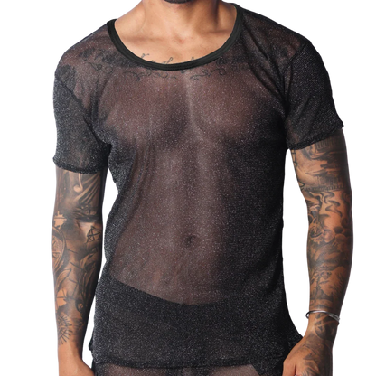 Flash Black Tshirt by Gigo Underwear