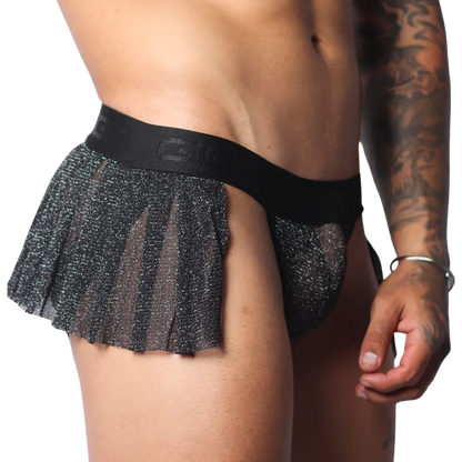 Flash Black Skirt front view by Gigo Underwear