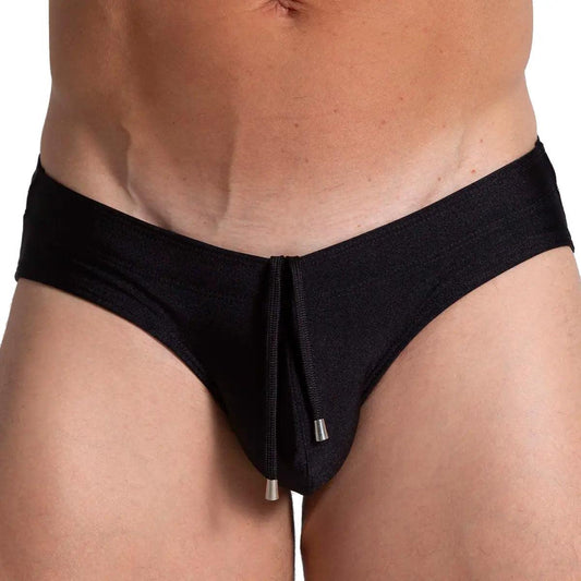 FLASHING BLACK SWIM BRIEF - Gigo Underwear