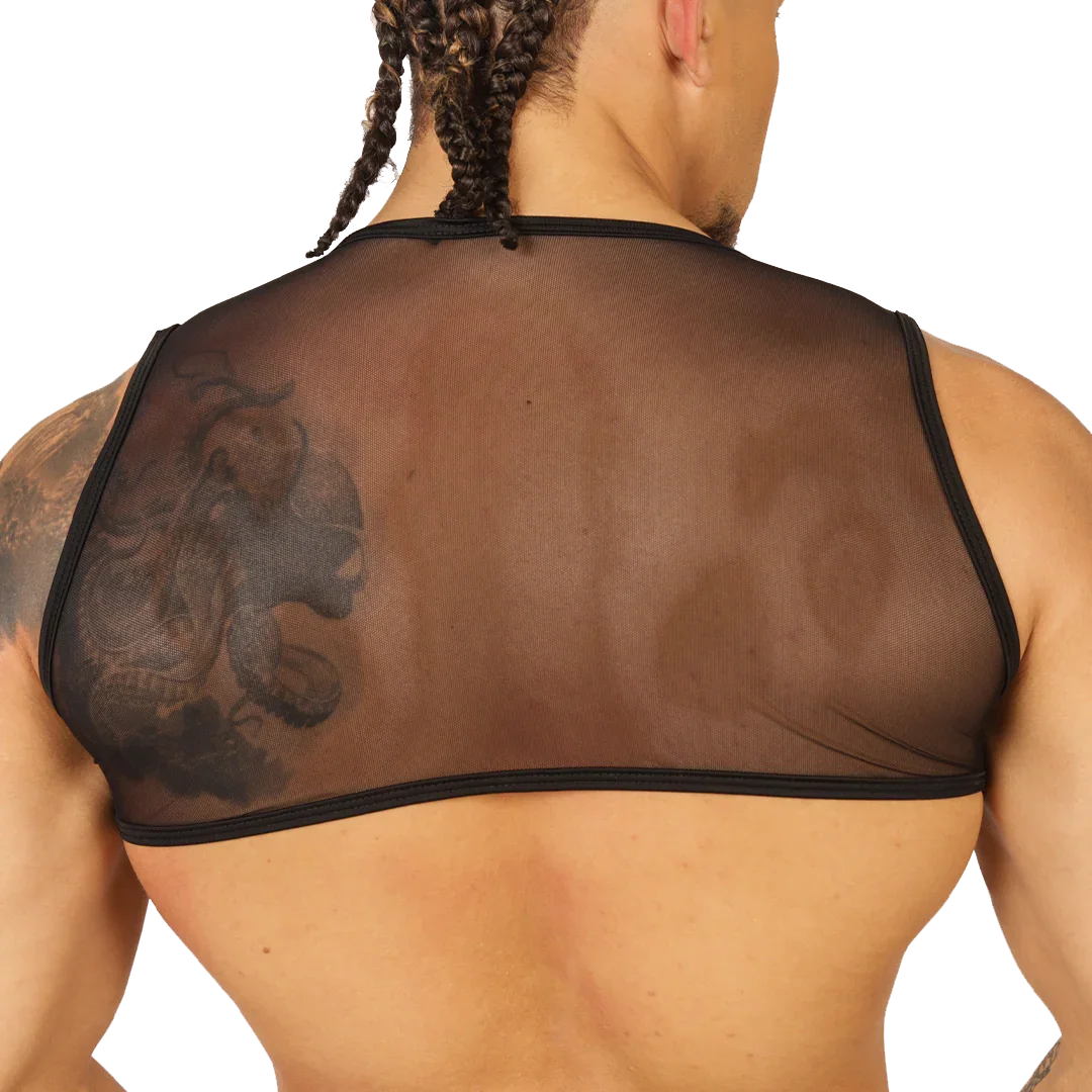 Forest Vest Harness back view by Gigo Underwear