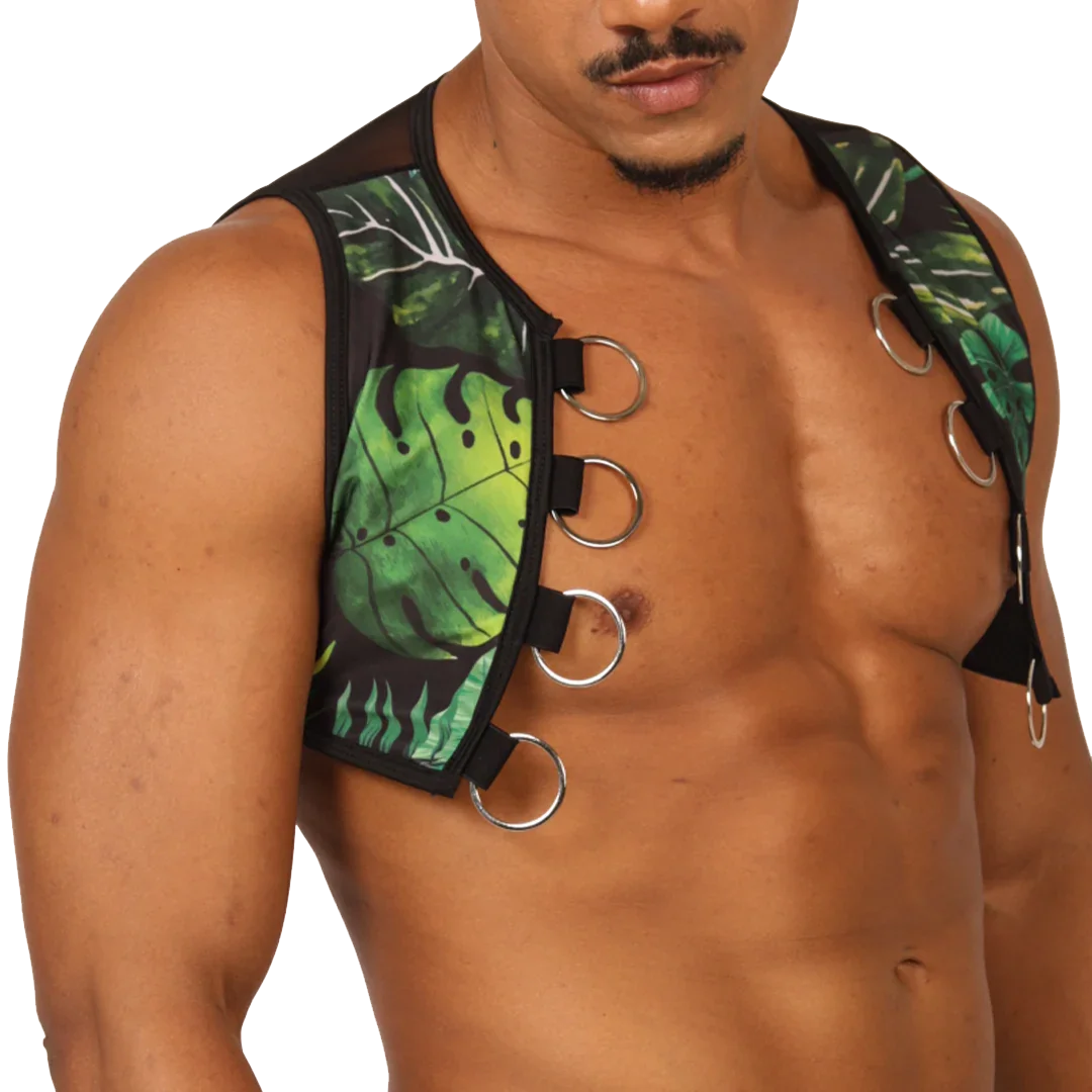 Forest Vest Harness front view by Gigo Underwear